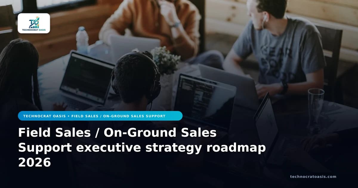 Field Sales / On-Ground Sales Support executive strategy roadmap 2026