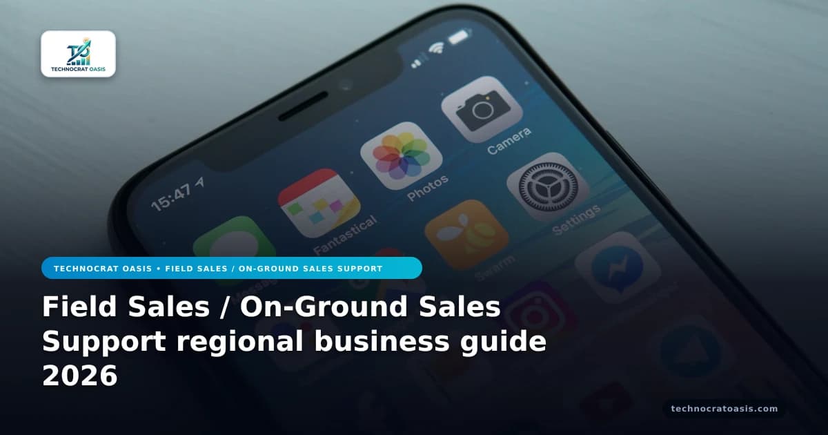 Field Sales / On-Ground Sales Support regional business guide 2026
