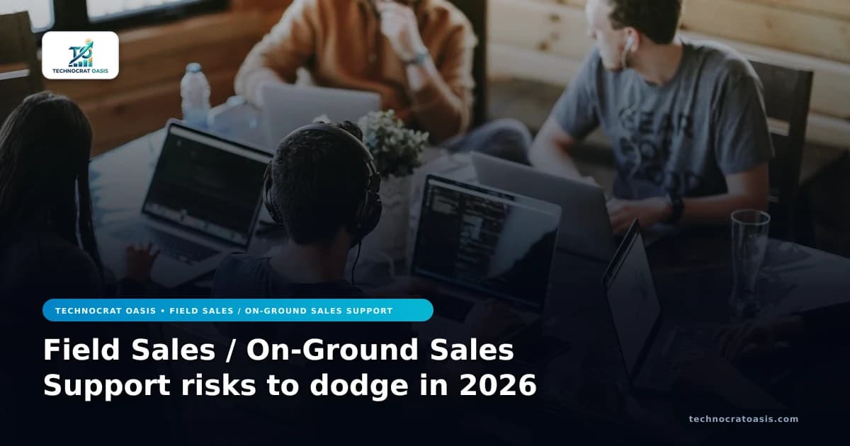 Field Sales / On-Ground Sales Support risks to dodge in 2026