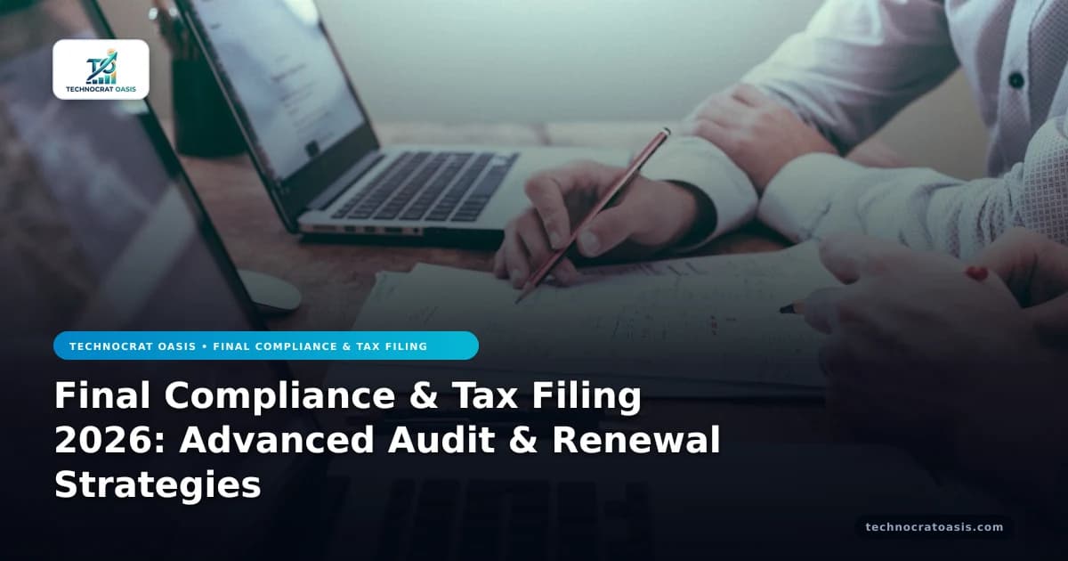 Final Compliance & Tax Filing 2026: Advanced Audit & Renewal Strategies