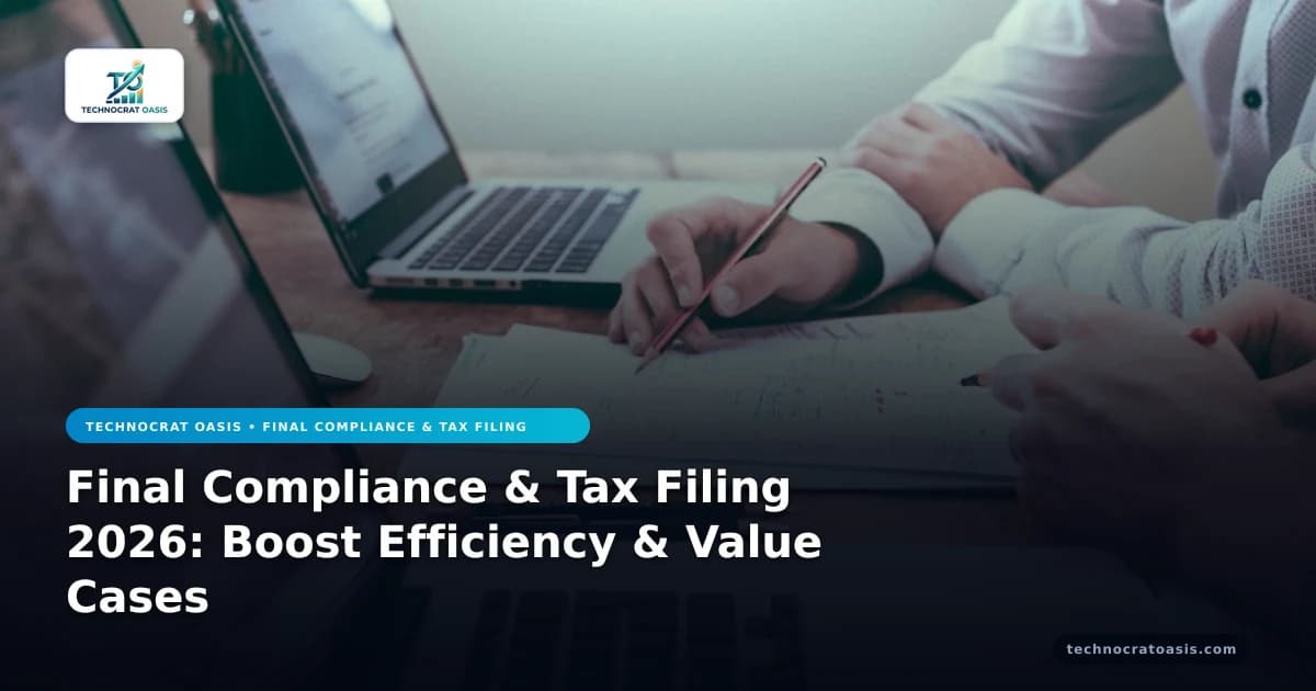 Final Compliance & Tax Filing 2026: Boost Efficiency & Value Cases