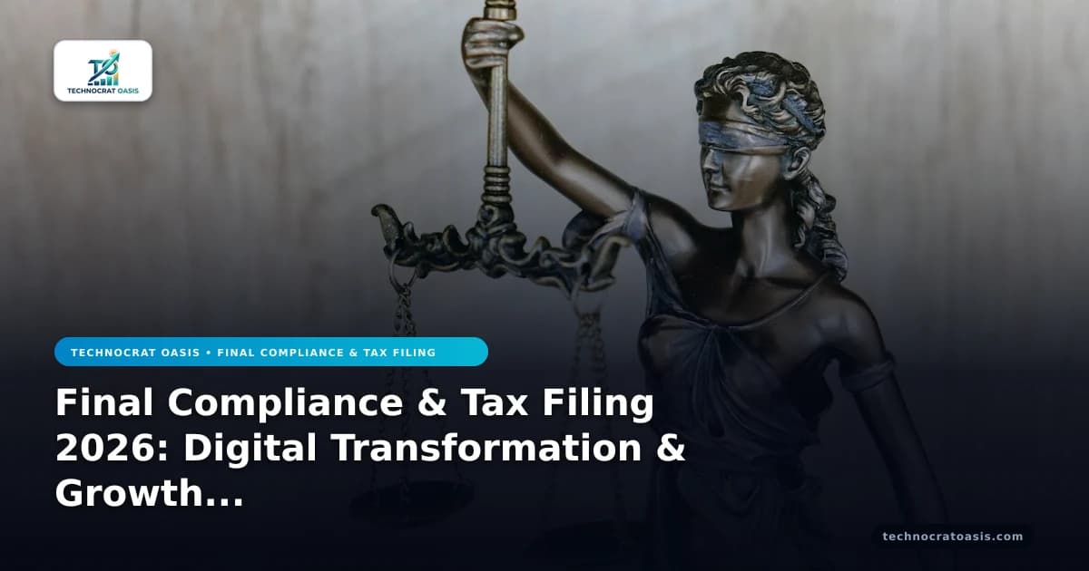 Final Compliance & Tax Filing 2026: Digital Transformation & Growth Strategies