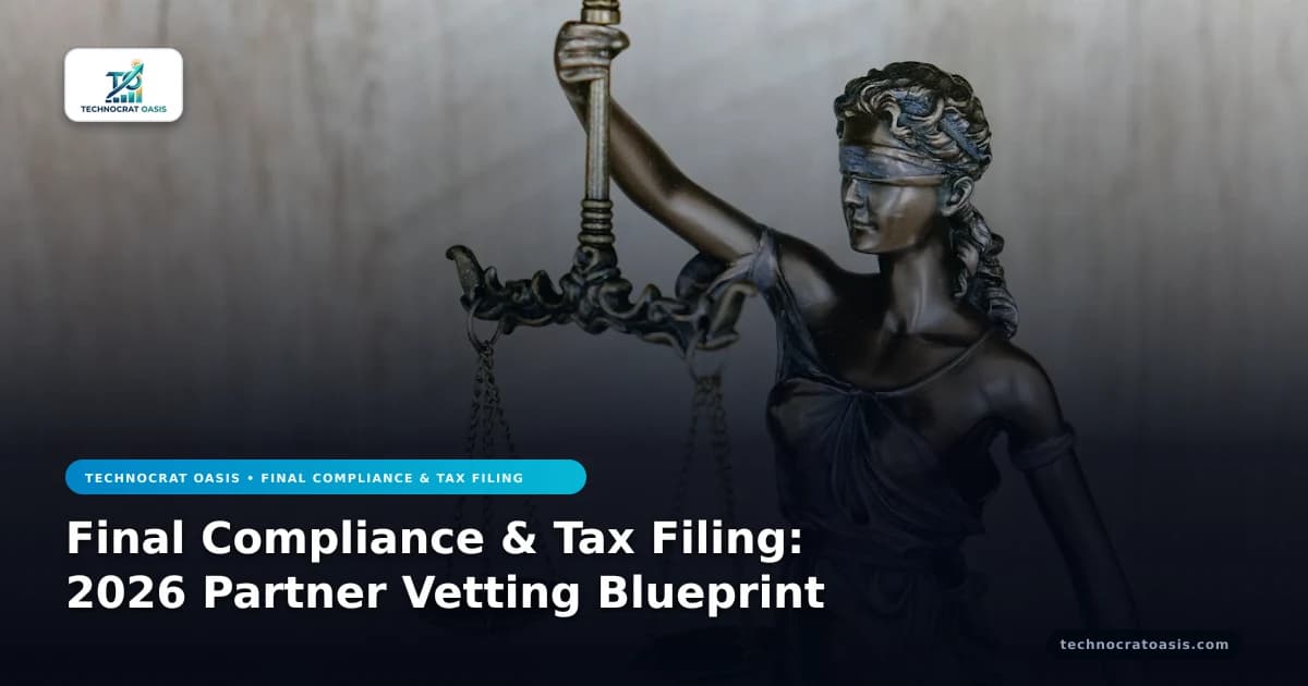 Final Compliance & Tax Filing: 2026 Partner Vetting Blueprint