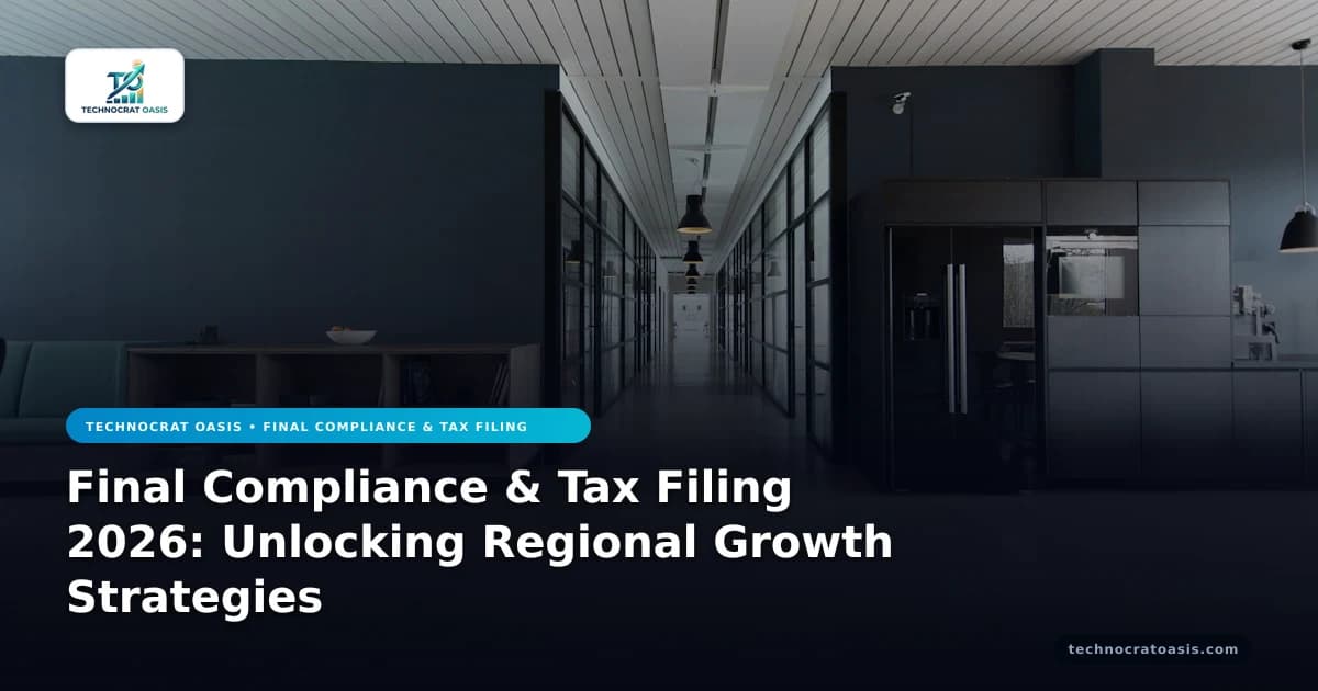 Final Compliance & Tax Filing 2026: Unlocking Regional Growth Strategies