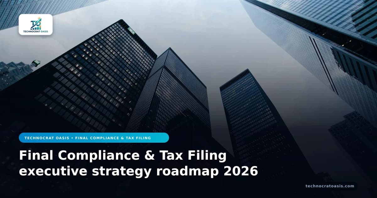 Final Compliance & Tax Filing executive strategy roadmap 2026