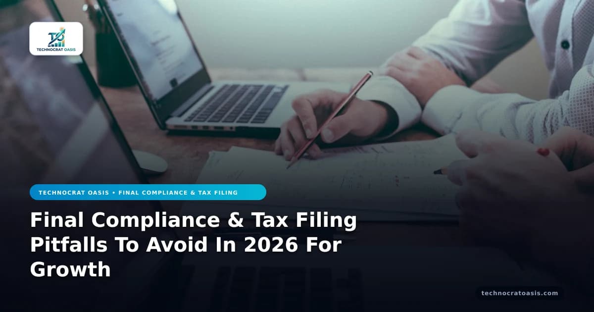 Final Compliance & Tax Filing Pitfalls To Avoid In 2026 For Growth