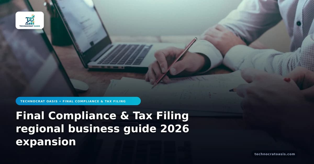 Final Compliance & Tax Filing regional business guide 2026 expansion