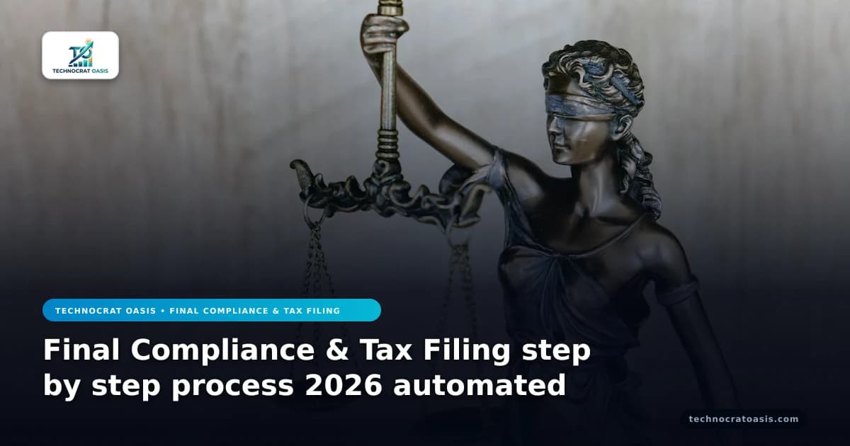 Final Compliance & Tax Filing step by step process 2026 automated