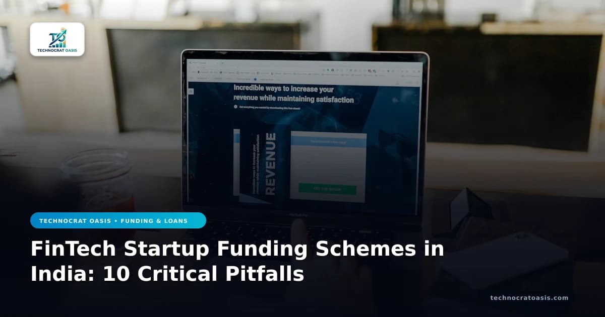 FinTech Startup Funding Schemes in India: 10 Critical Pitfalls