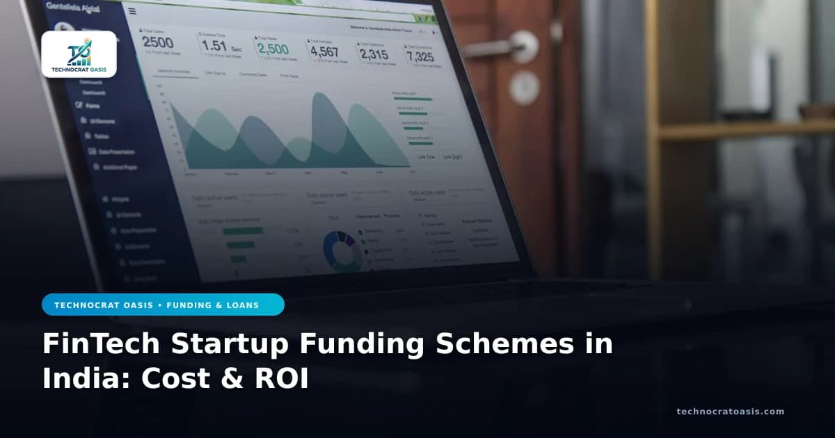 FinTech Startup Funding Schemes in India: Cost & ROI