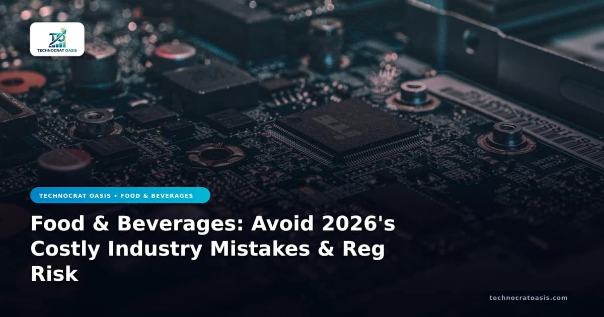 Food & Beverages: Avoid 2026's Costly Industry Mistakes & Reg Risk