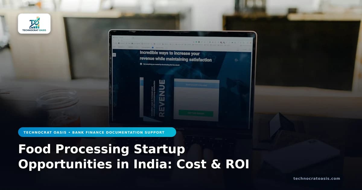 Food Processing Startup Opportunities in India: Cost & ROI