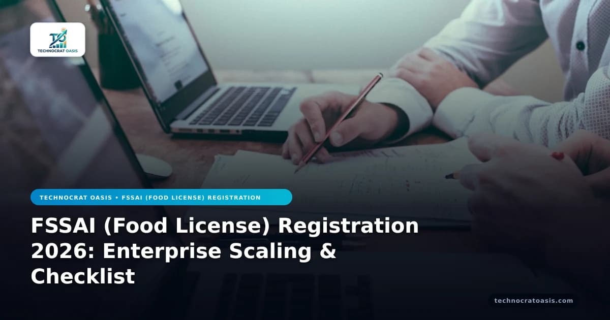 FSSAI (Food License) Registration 2026: Enterprise Scaling & Checklist