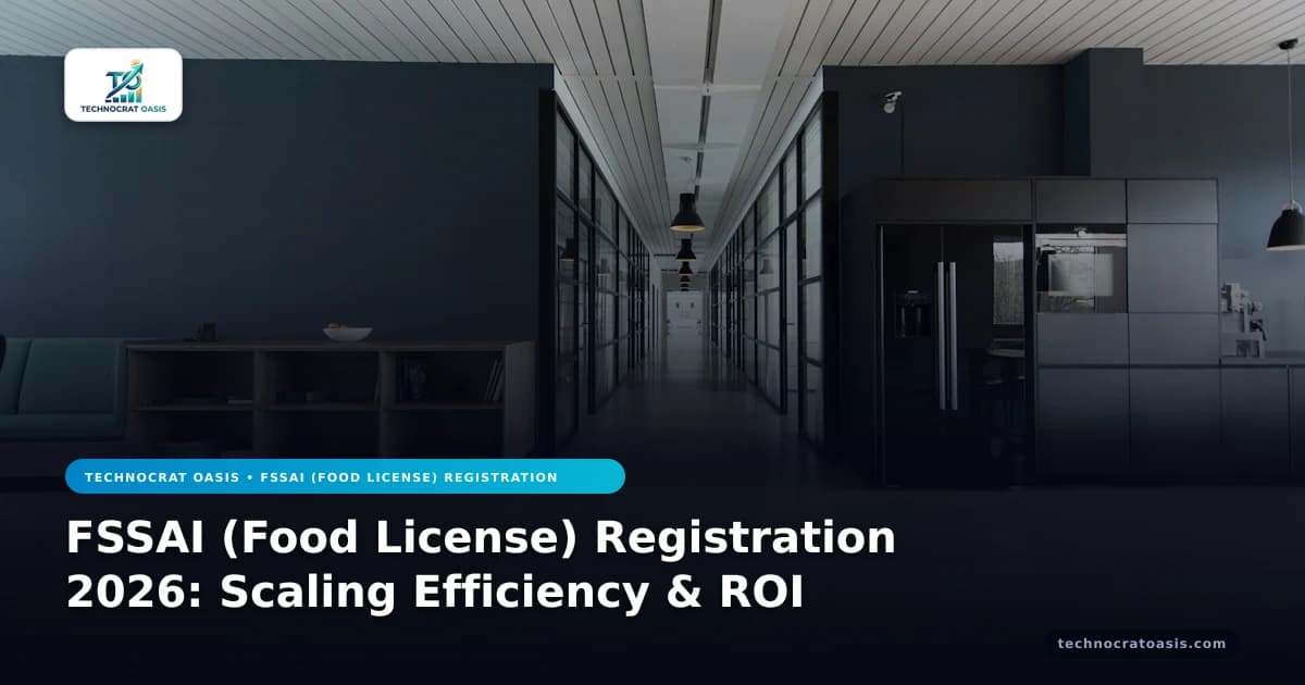 FSSAI (Food License) Registration 2026: Scaling Efficiency & ROI