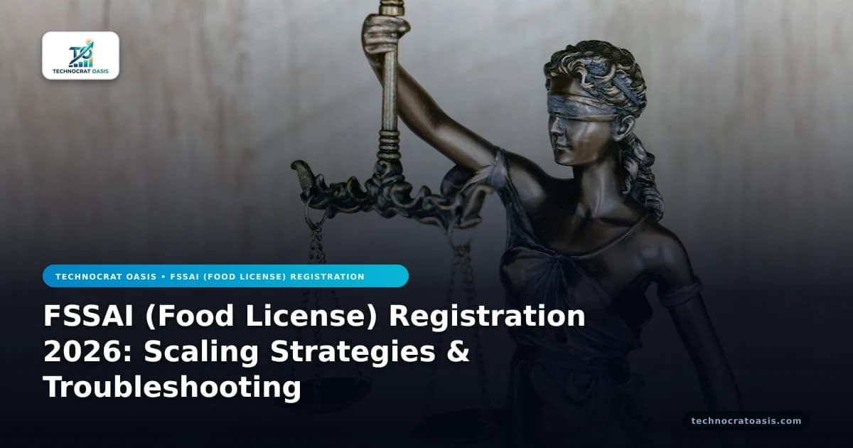 FSSAI (Food License) Registration 2026: Scaling Strategies & Troubleshooting