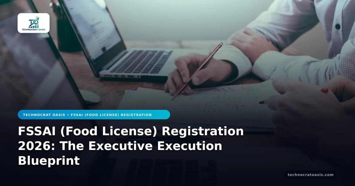 FSSAI (Food License) Registration 2026: The Executive Execution Blueprint