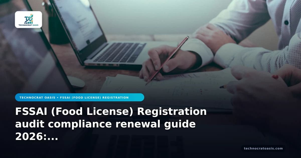 FSSAI (Food License) Registration audit compliance renewal guide 2026: Automated Systems