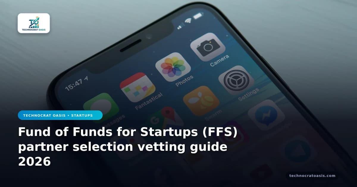 Fund of Funds for Startups (FFS) partner selection vetting guide 2026