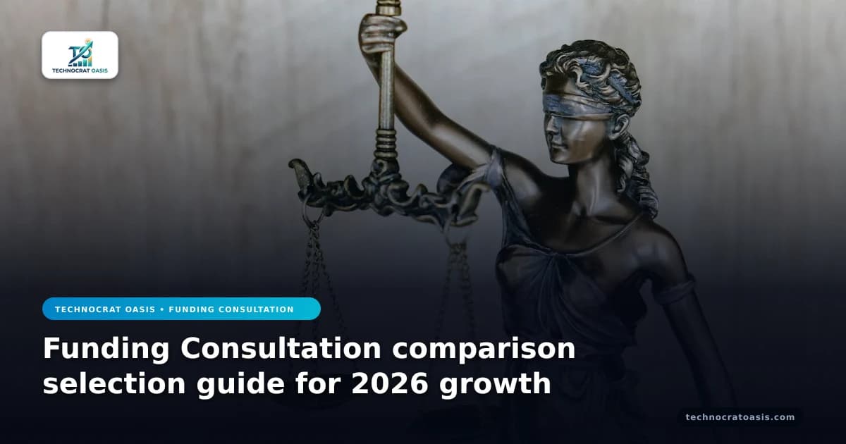 Funding Consultation comparison selection guide for 2026 growth