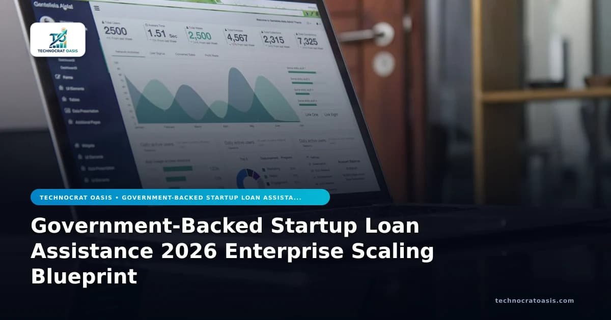 Government-Backed Startup Loan Assistance 2026 Enterprise Scaling Blueprint