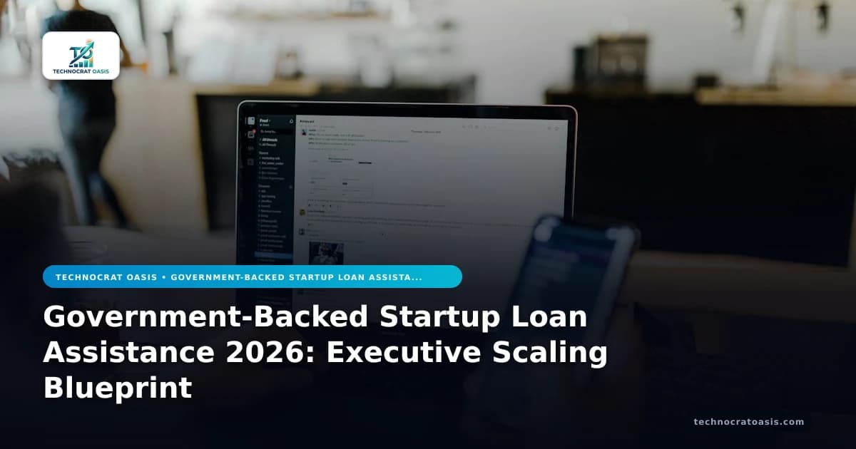 Government-Backed Startup Loan Assistance 2026: Executive Scaling Blueprint