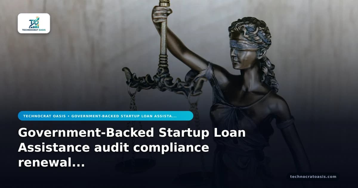 Government-Backed Startup Loan Assistance audit compliance renewal guide 2026
