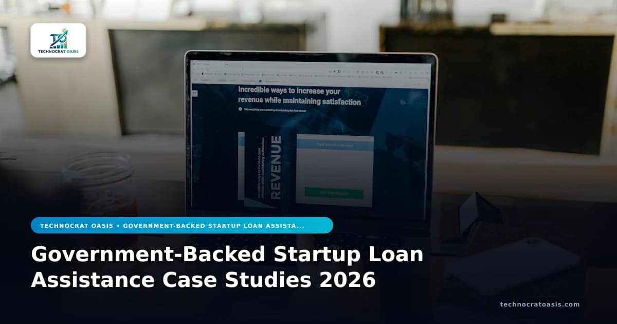 Government-Backed Startup Loan Assistance Case Studies 2026