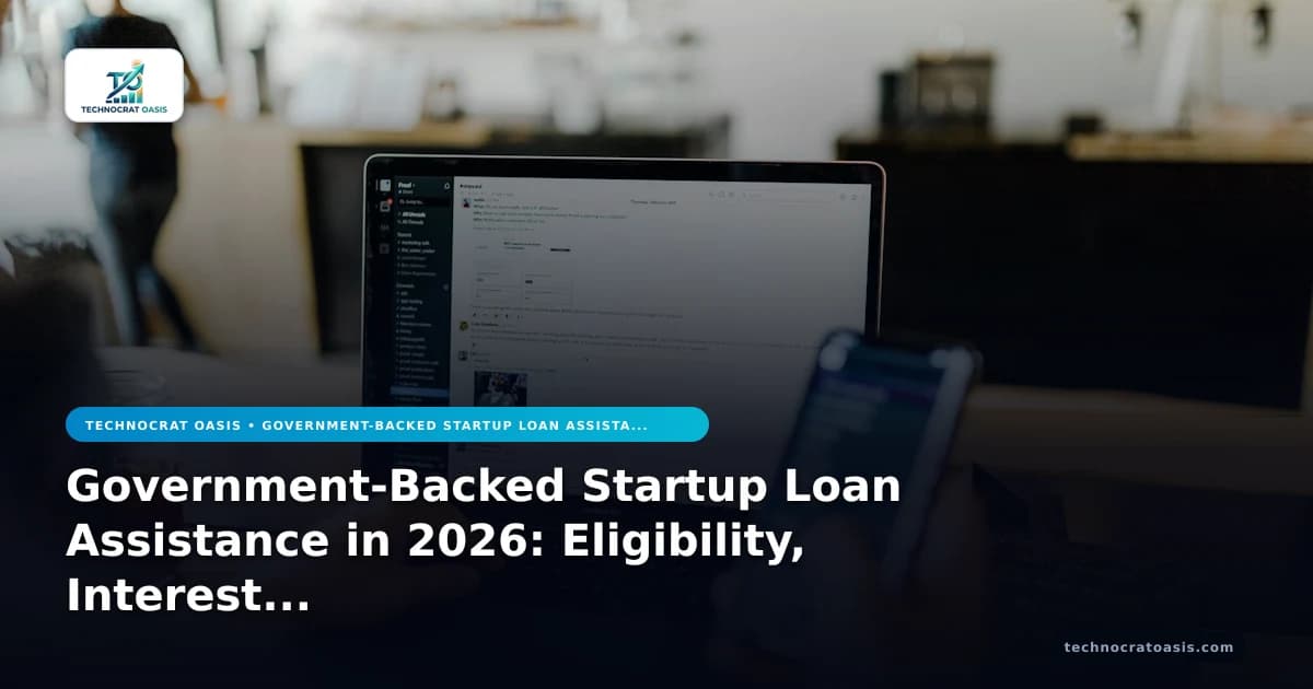Government-Backed Startup Loan Assistance in 2026: Eligibility, Interest Rates & Application Process