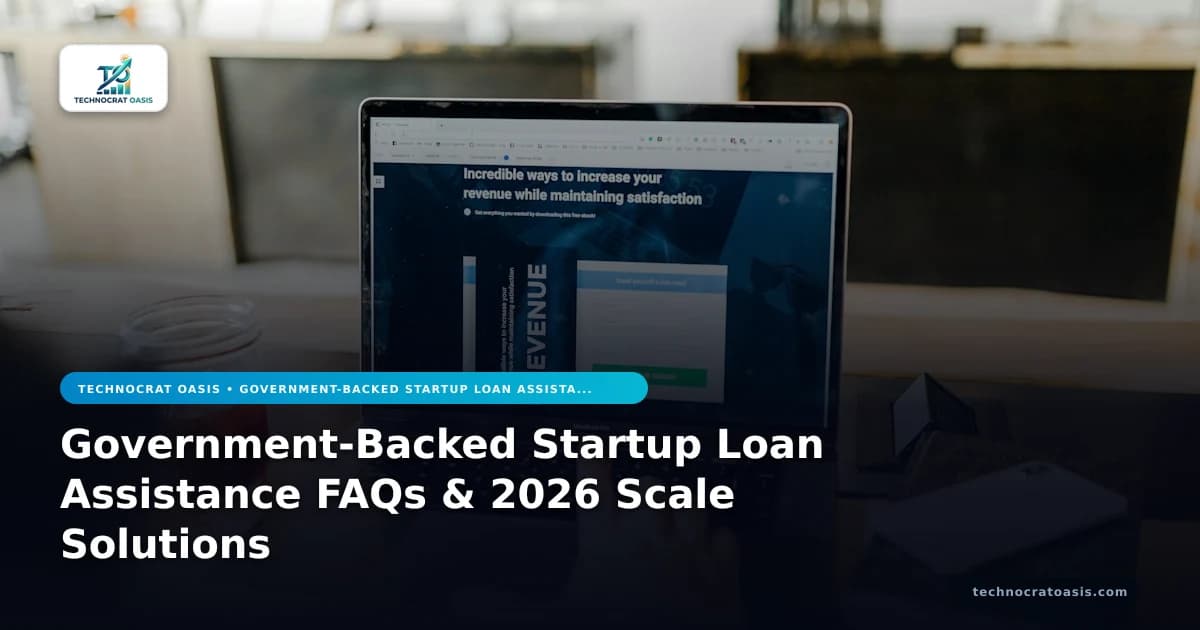Government-Backed Startup Loan Assistance FAQs & 2026 Scale Solutions