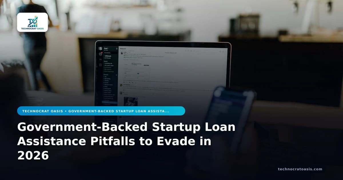 Government-Backed Startup Loan Assistance Pitfalls to Evade in 2026