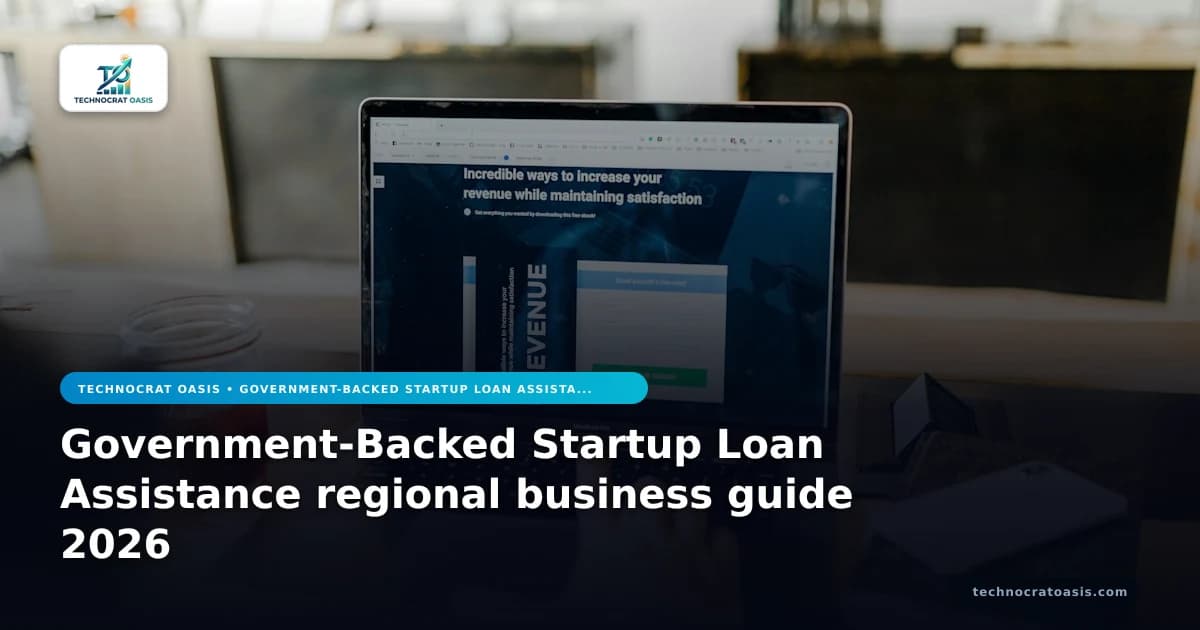 Government-Backed Startup Loan Assistance regional business guide 2026