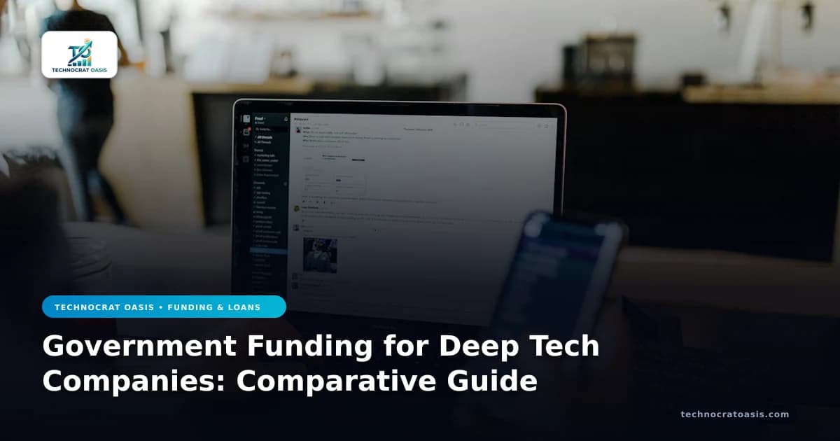 Government Funding for Deep Tech Companies: Comparative Guide