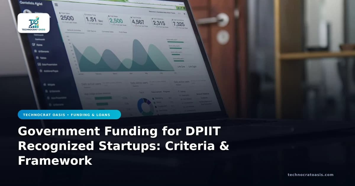 Government Funding for DPIIT Recognized Startups: Criteria & Framework