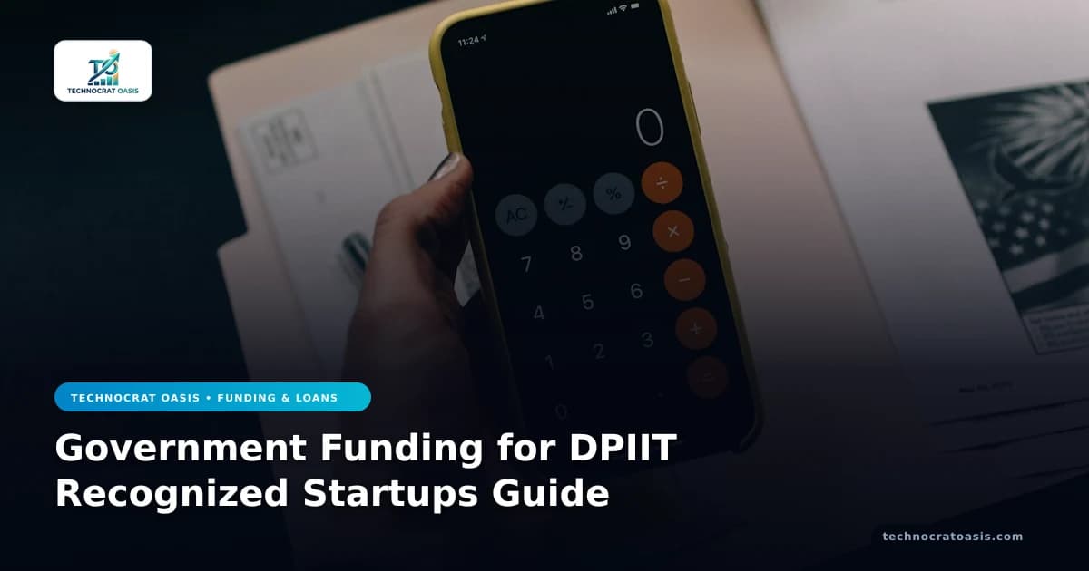 Government Funding for DPIIT Recognized Startups Guide