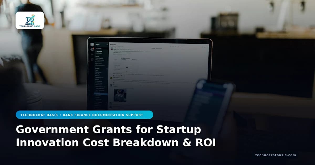 Government Grants for Startup Innovation Cost Breakdown & ROI
