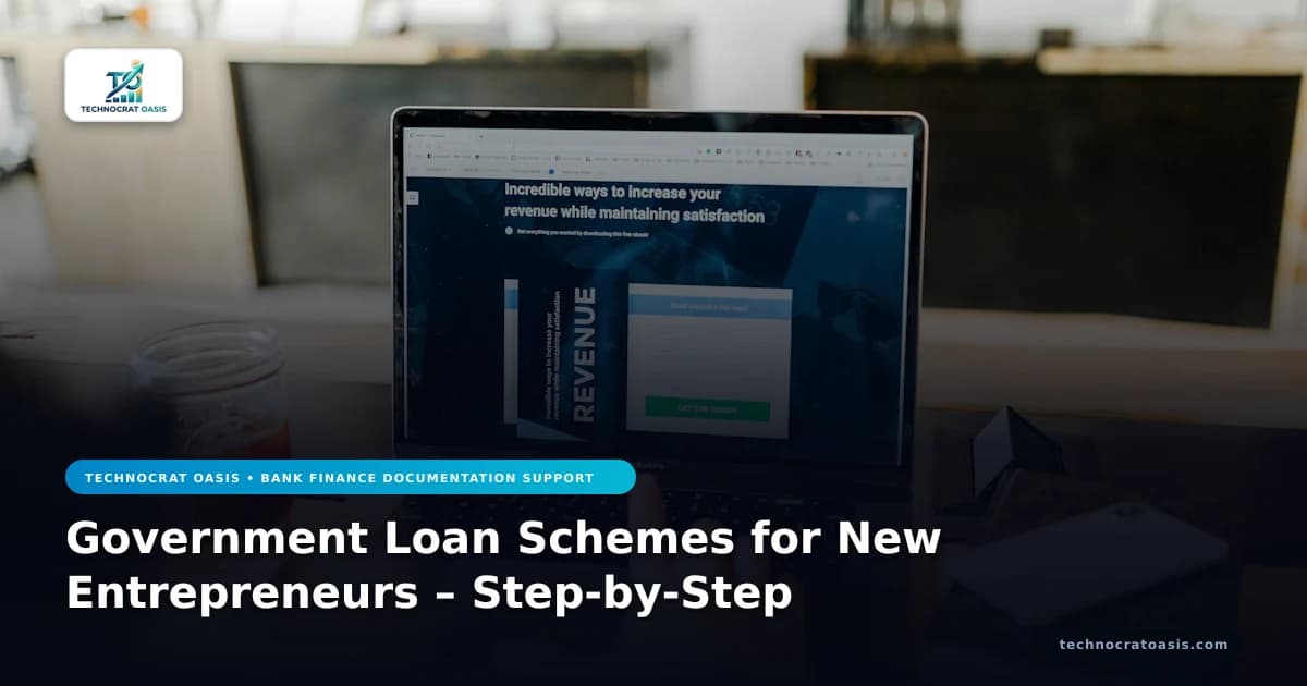 Government Loan Schemes for New Entrepreneurs – Step‑by‑Step
