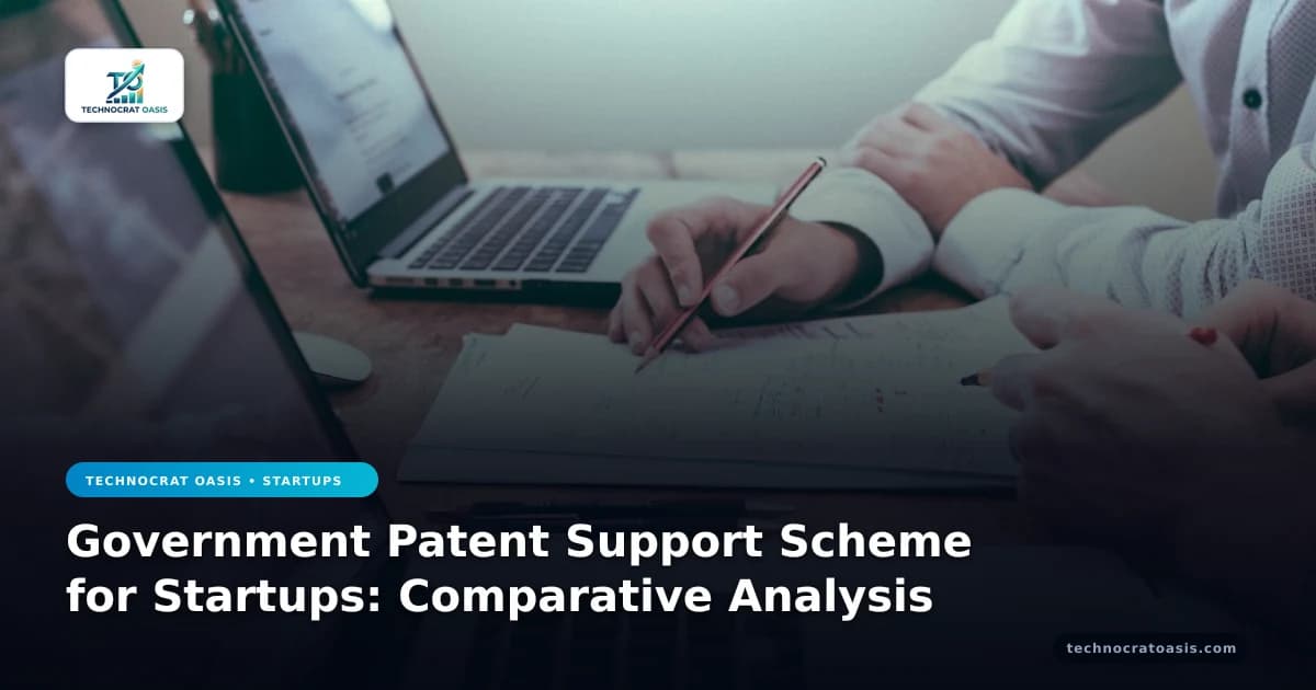 Government Patent Support Scheme for Startups: Comparative Analysis