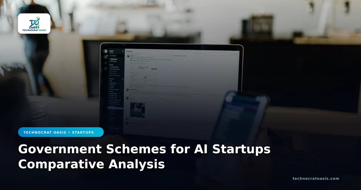 Government Schemes for AI Startups Comparative Analysis