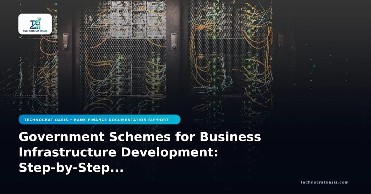 Government Schemes for Business Infrastructure Development: Step-by-Step Implementation