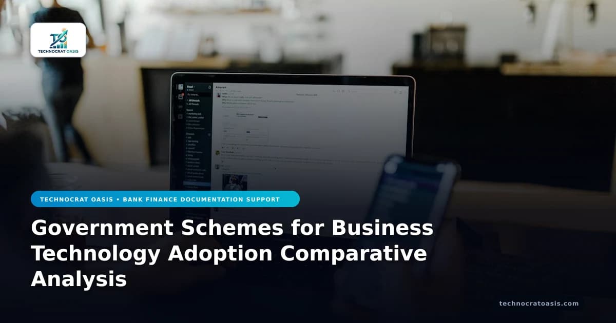 Government Schemes for Business Technology Adoption Comparative Analysis