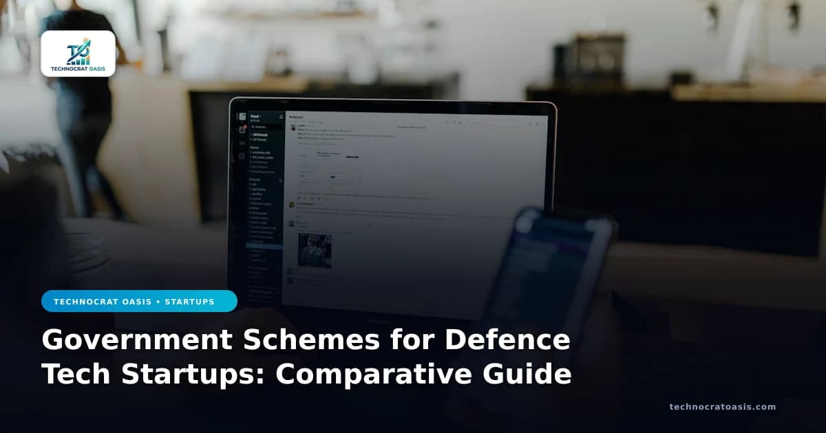 Government Schemes for Defence Tech Startups: Comparative Guide