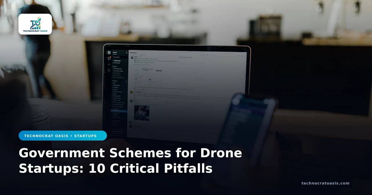 Government Schemes for Drone Startups: 10 Critical Pitfalls