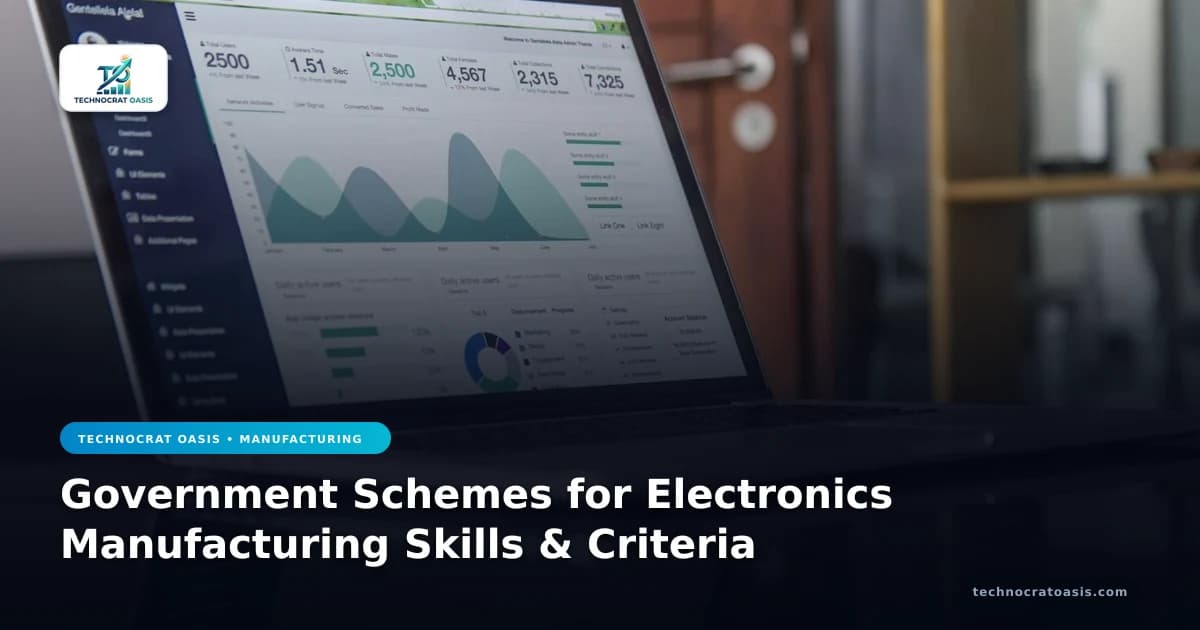 Government Schemes for Electronics Manufacturing Skills & Criteria