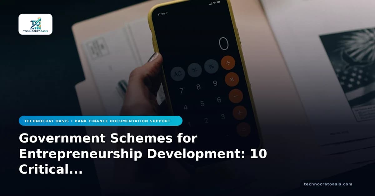 Government Schemes for Entrepreneurship Development: 10 Critical Pitfalls