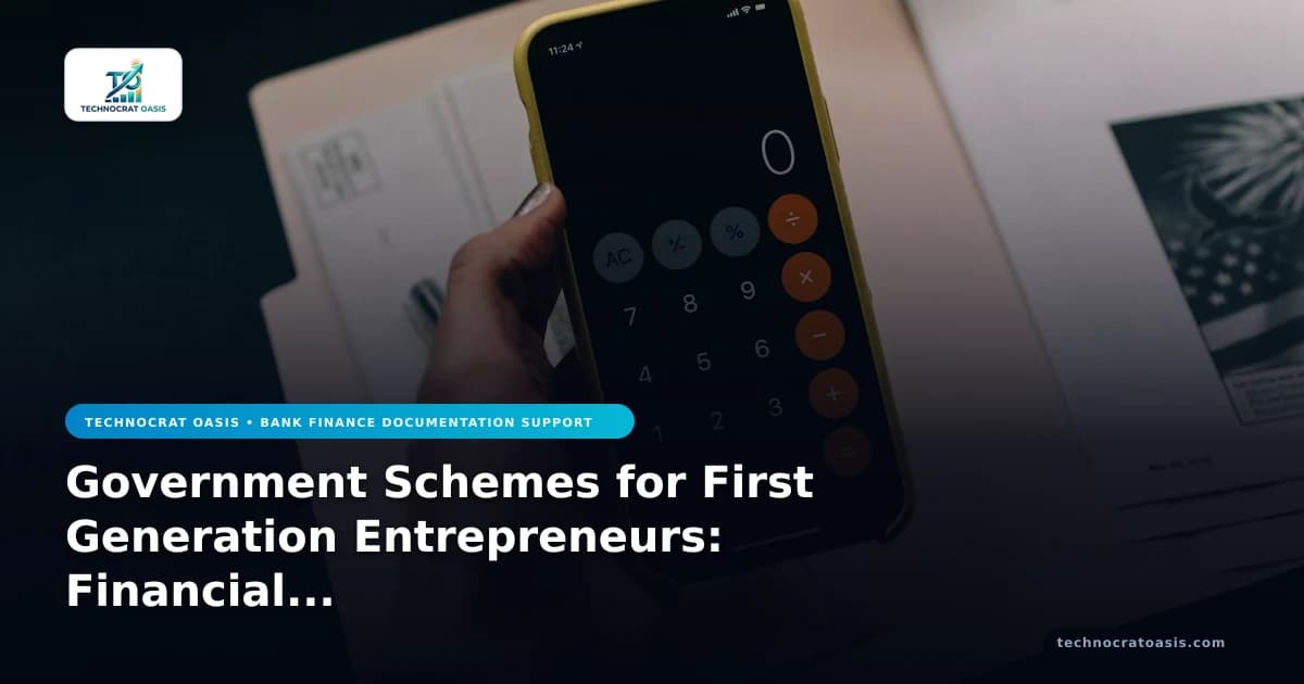 Government Schemes for First Generation Entrepreneurs: Financial ROI