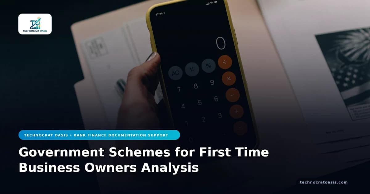 Government Schemes for First Time Business Owners Analysis