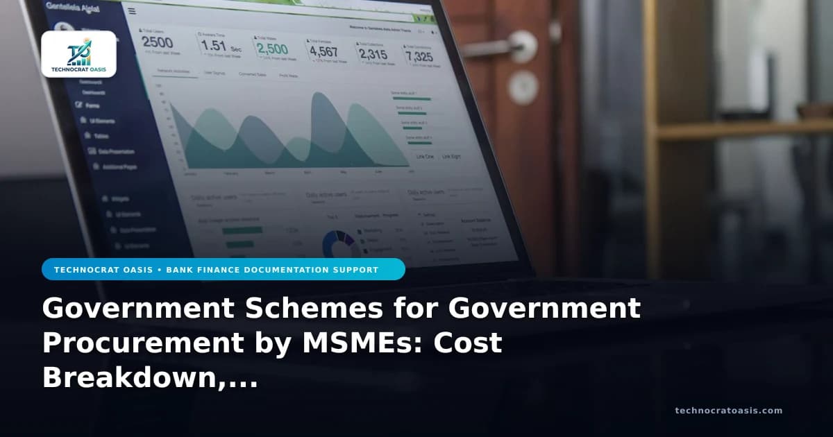 Government Schemes for Government Procurement by MSMEs: Cost Breakdown, Financial Benefits & ROI Analysis