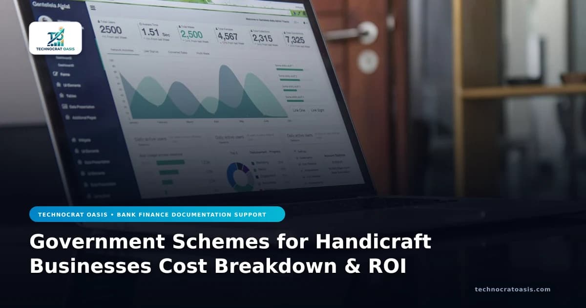Government Schemes for Handicraft Businesses Cost Breakdown & ROI