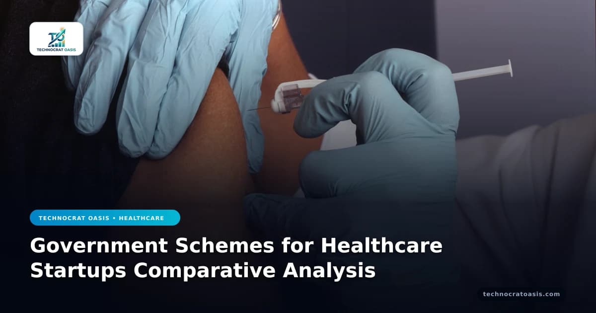 Government Schemes for Healthcare Startups Comparative Analysis