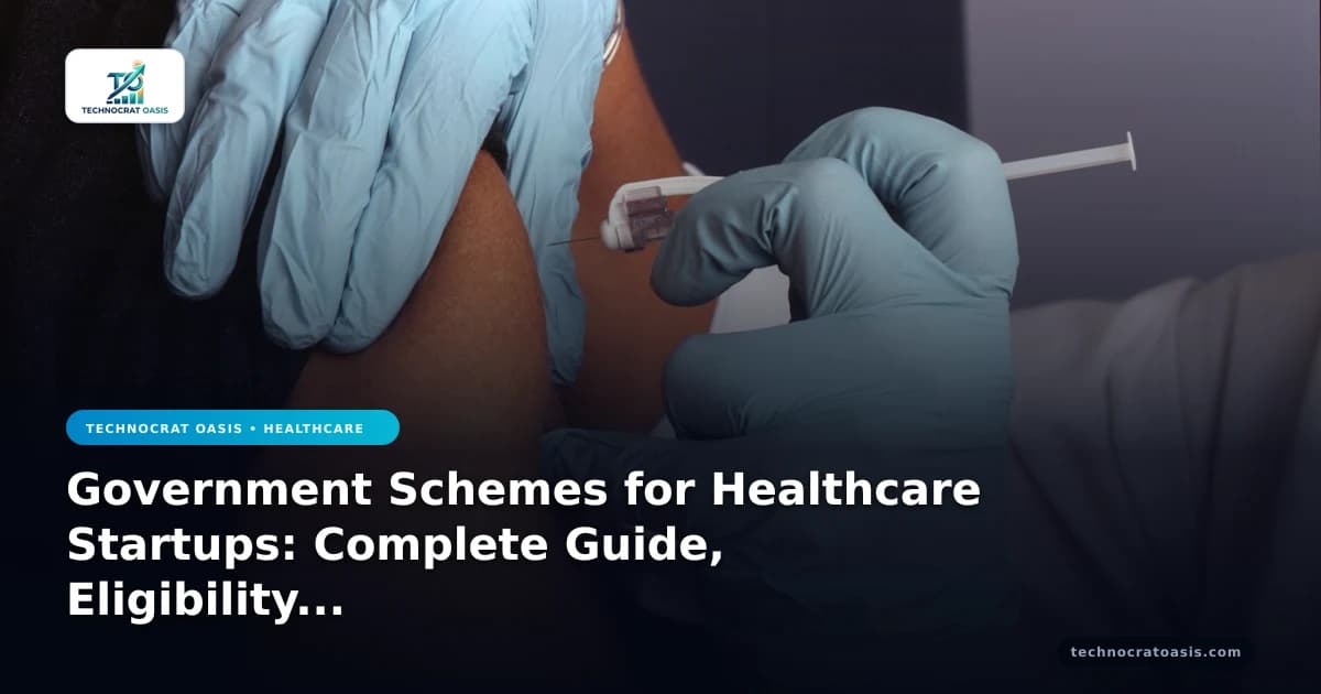 Government Schemes for Healthcare Startups: Complete Guide, Eligibility & Benefits (2026)